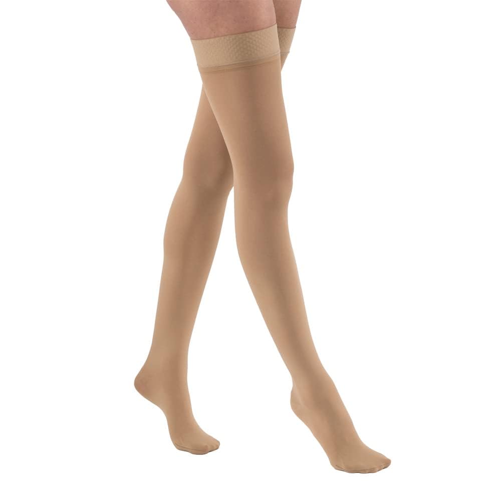 Jobst Relief Silicone Compression Thigh High, 20-30 mmHg Closed Toe
