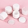 Plastic Ointment  Jar With Molded White Caps  12 X 8 Oz