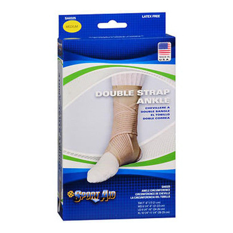 Sport Aid Double Strap Ankle Support – Medium