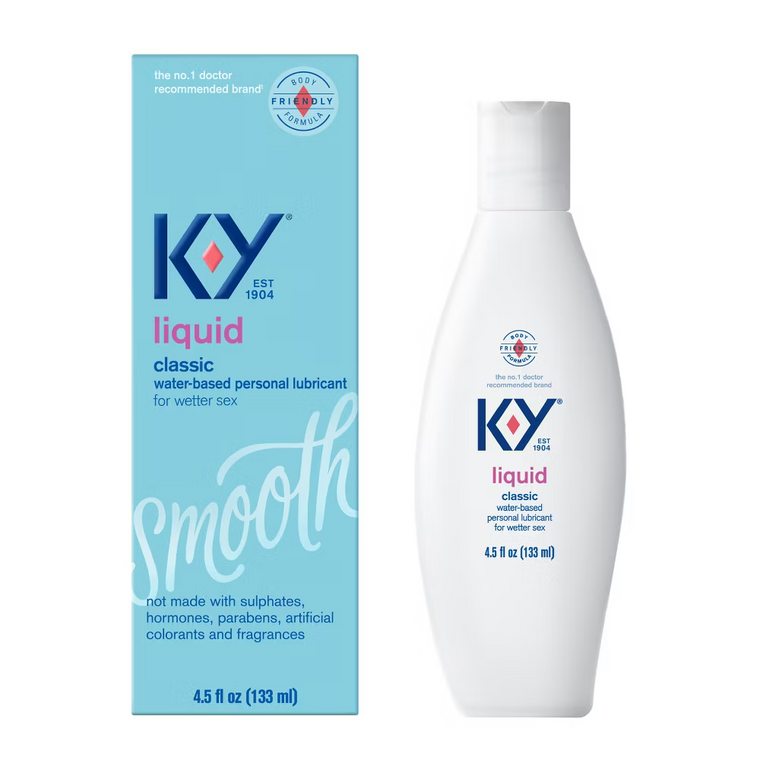 K-Y Body Friendly Liquid Personal Water Based Lubricant 5 Oz