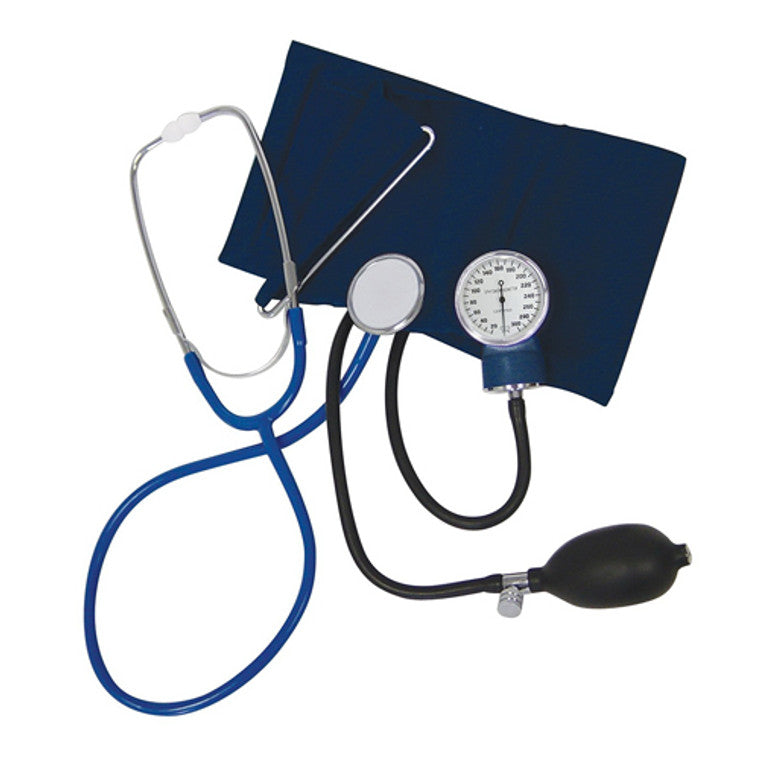 Graham-Field Lumiscope Self-Taking Blood Pressure Kit with Integrated Stethoscope & D-Bar Cuff, Adult Size