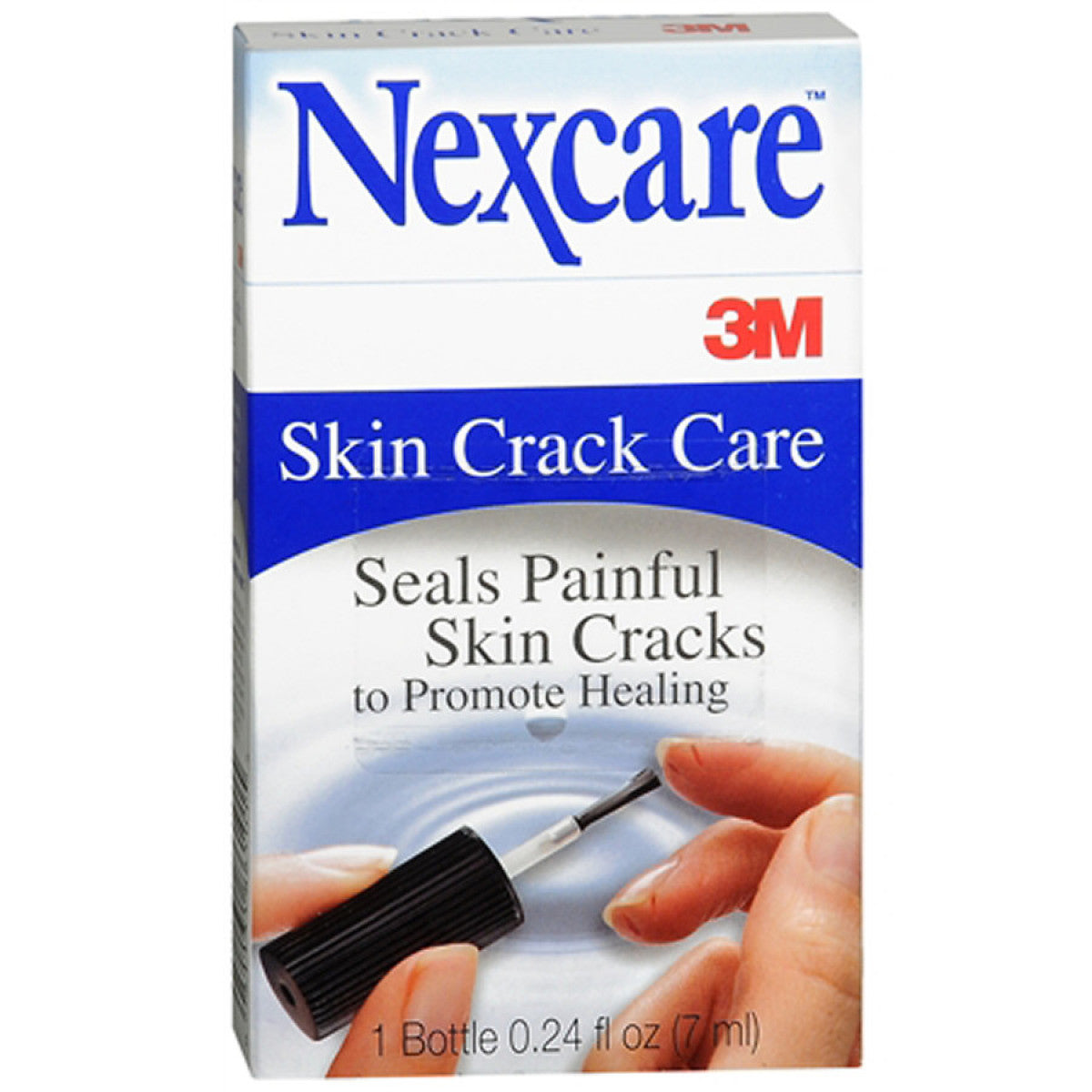Nexcare Skin Crack Care, Liquid Bandage for Painful Skin Cracks, 0.24 fl oz