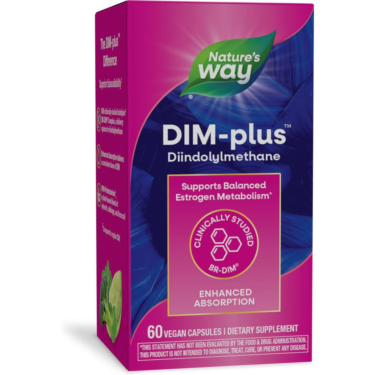Nature's Way Dim Plus, 60 Vegetarian Capsules