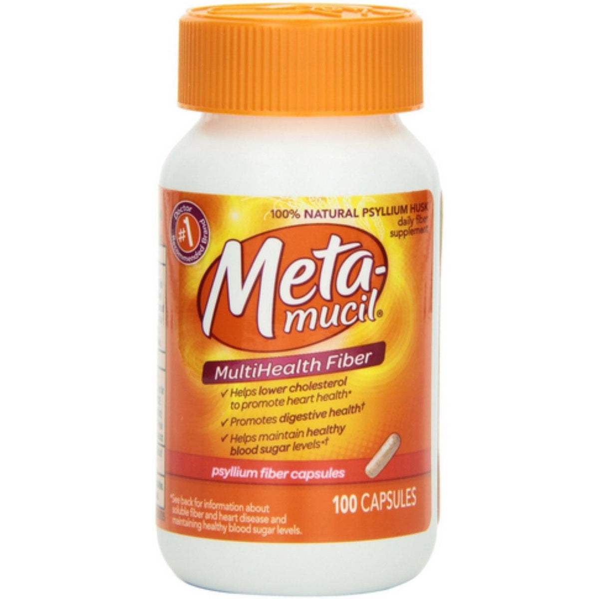 Metamucil® Gluten-Free Capsule, 100 EA