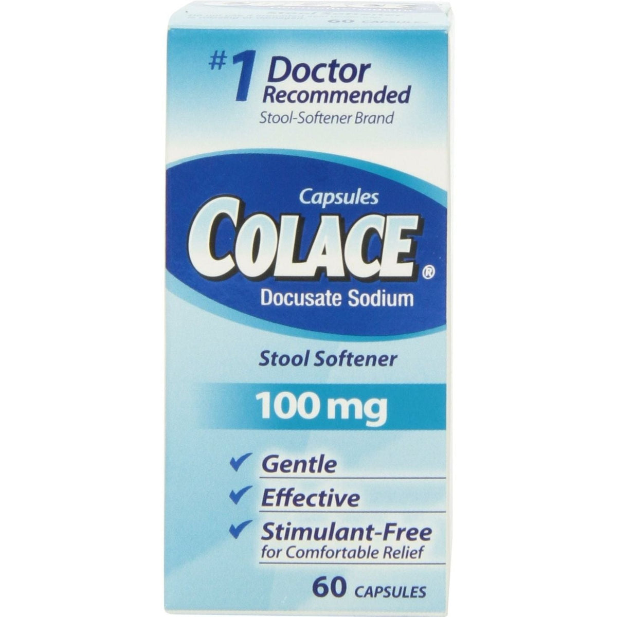 Colace Regular Strength  Stool Softener 60 Capsules
