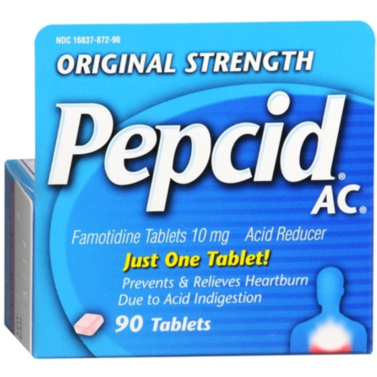 Pepcid AC Original Strength For Heartburn Prevention & Relief Tablets