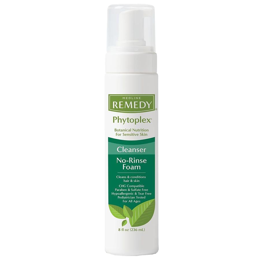 Medline Remedy  Cleanse No Rinse  Foam Clenser Vanilla 8 Oz