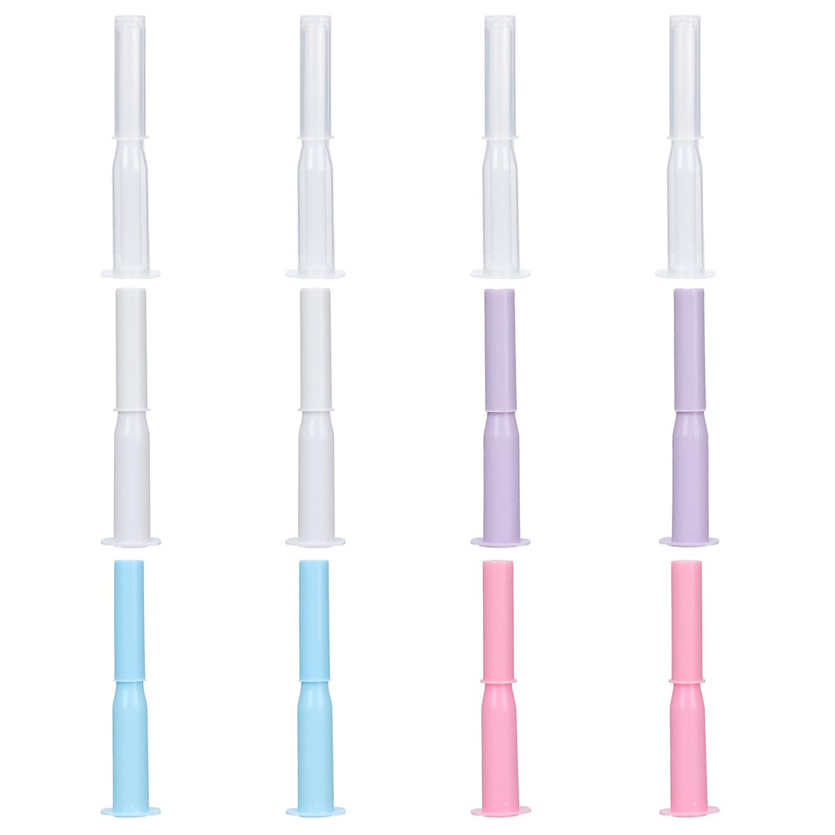 SISUYUEE 3g Disposable Vaginal Cream Applicators, Universal Empty Round Tube