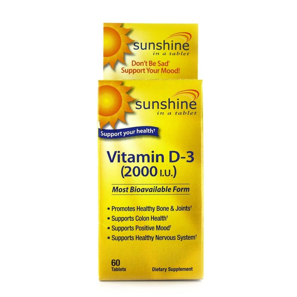 SUNSHINE VITAMIN D3 TB 2000U 60