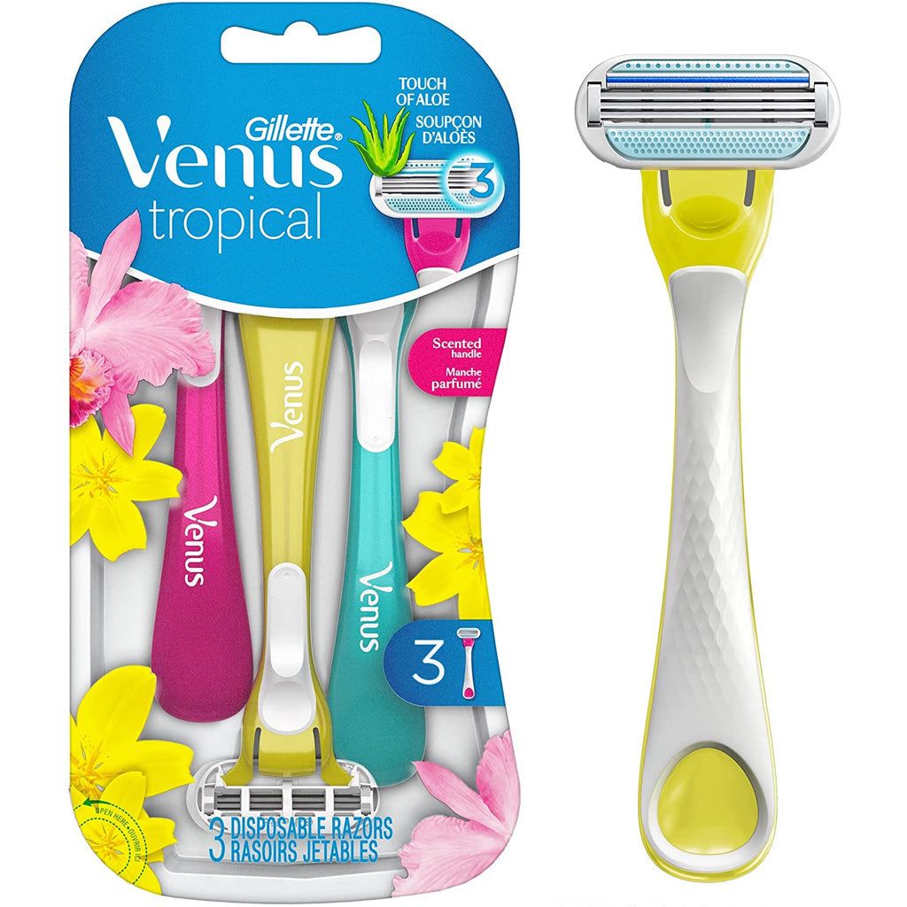 Gillette® Venus Tropical-Scented Disposable Razor, 3-Pack