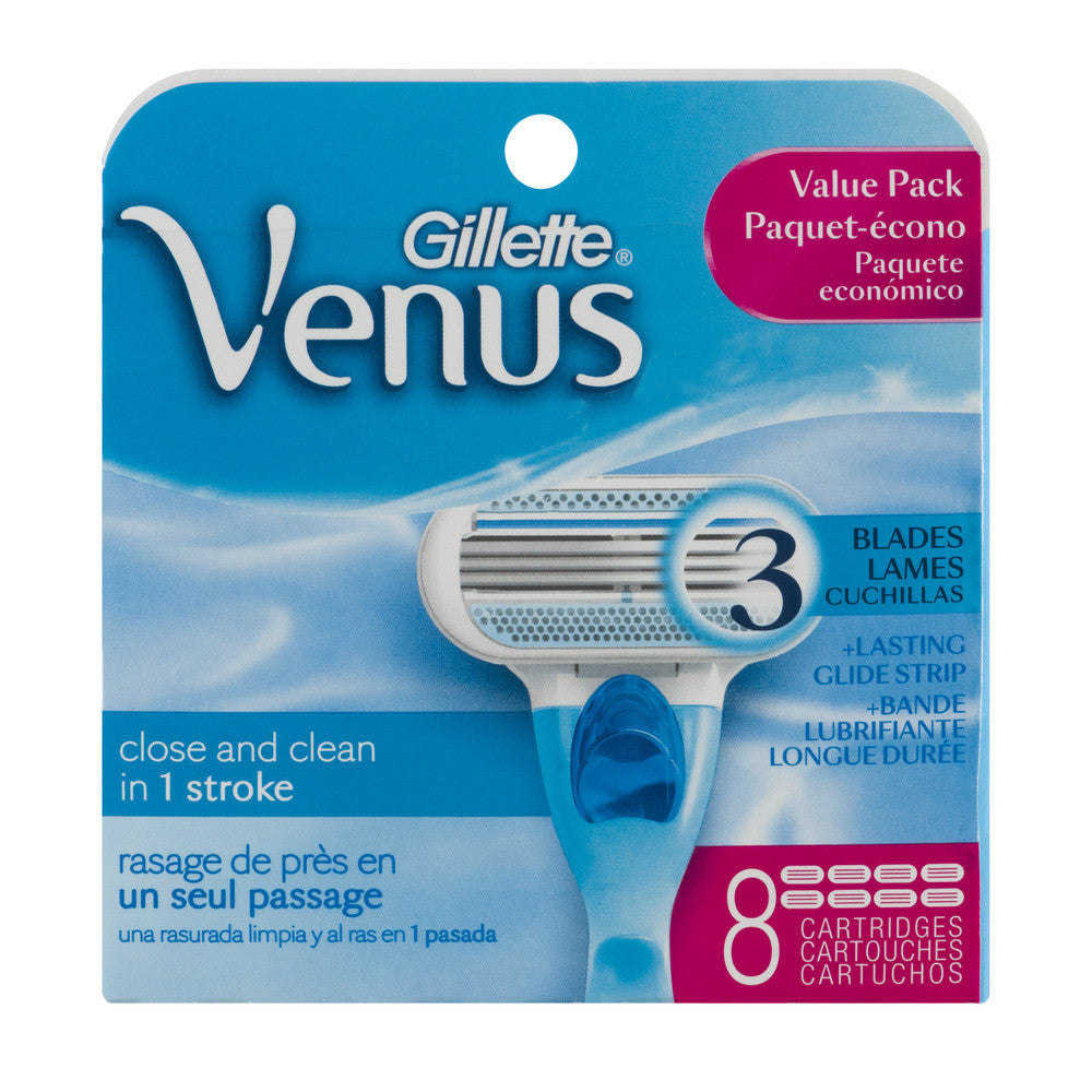 Gillette Venus Smooth Women's Razor Blades - 8 Refills