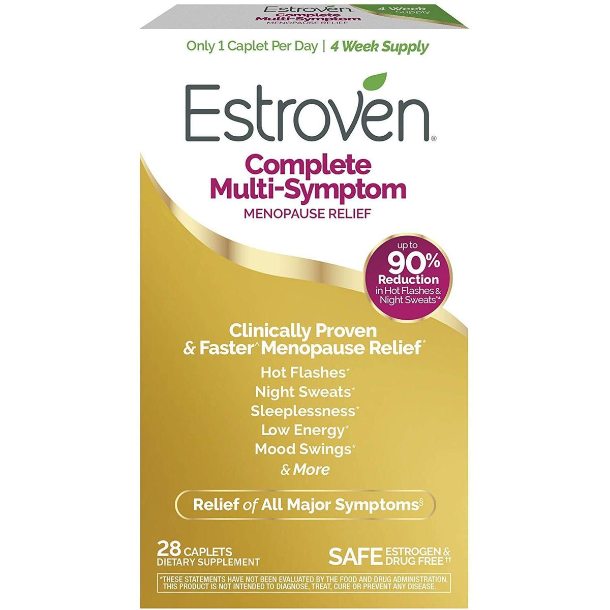Estroven Caplets Complete Multi Symptom Menopause Relief