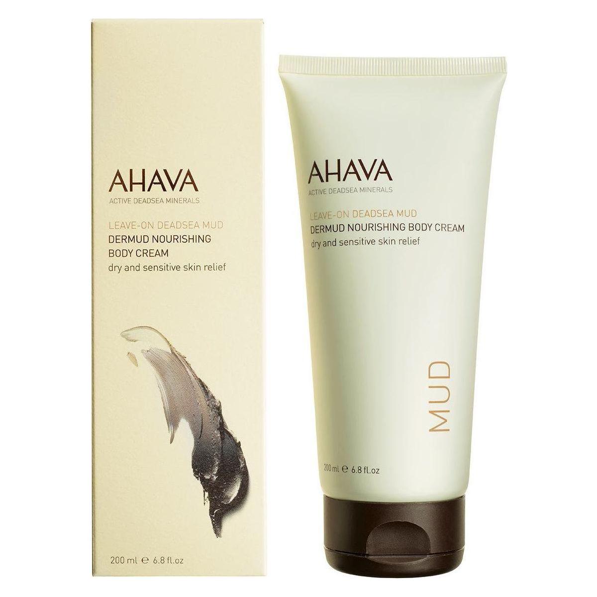 Ahava Dead Sea Mud Dermud Nourishing Body Cream 6.8 Oz