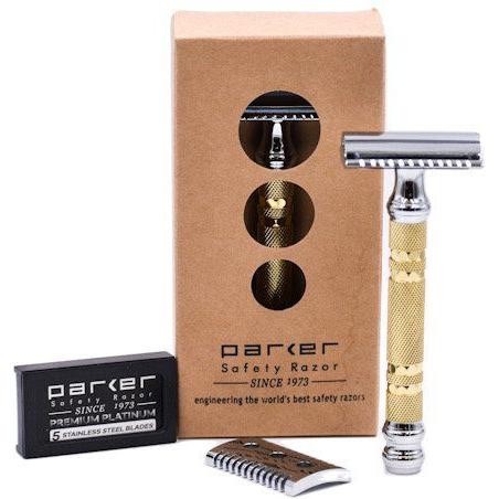 Parker 69CR Convertible With Open & Closed Comb Plates Safety Razor