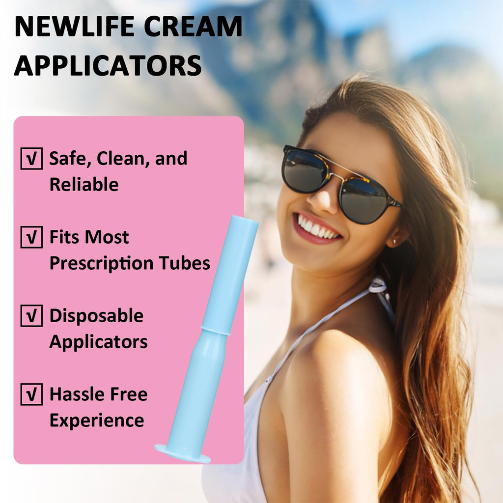 SISUYUEE 3g Disposable Vaginal Cream Applicators, Universal Empty Round Tube