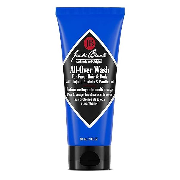 Jack Black All-Over Wash for Face, Hair & Body, 3 oz