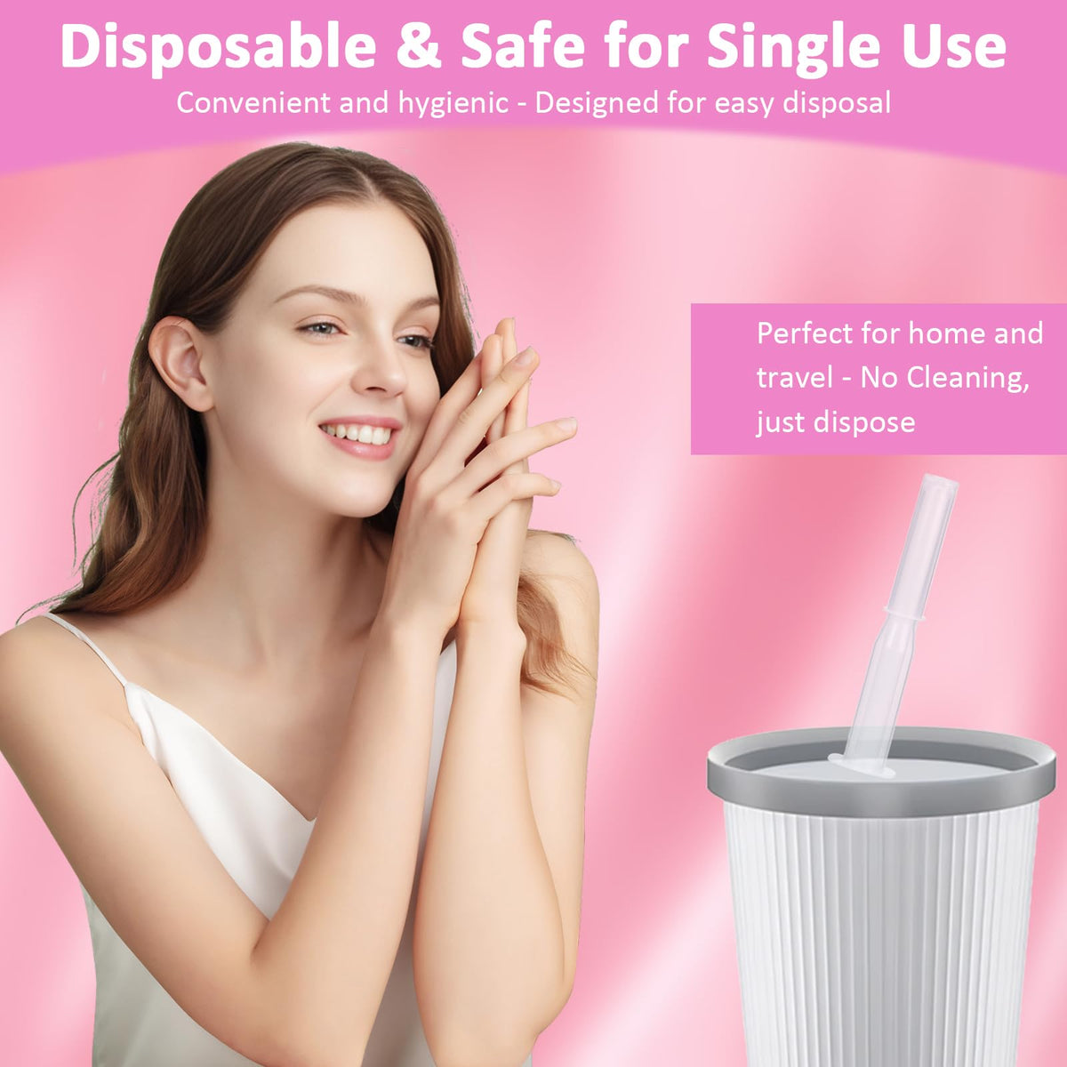 SISUYUEE 3g Disposable Vaginal Cream Applicators, Universal Empty Round Tube