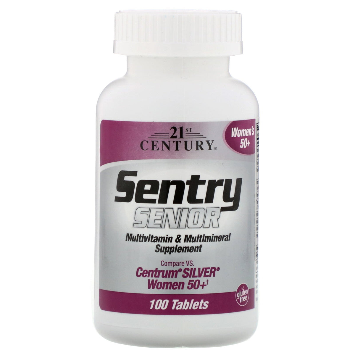 21st Century Sentry Senior 50 Womens Tablets 100Ct