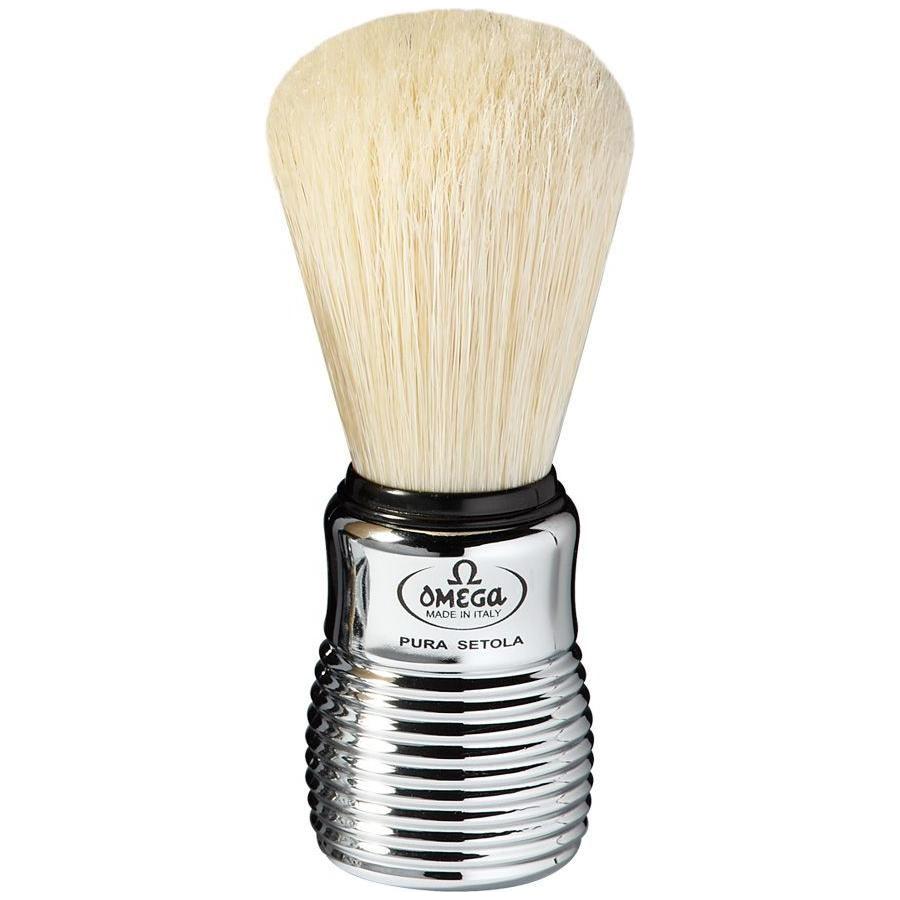 Omega Aluminium Shaving Brush #80080