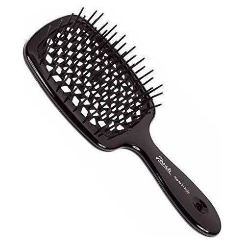 Janeke Black Hair Brush Travel Size