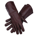 Genuine Leather Gloves, Brown, XX-Large