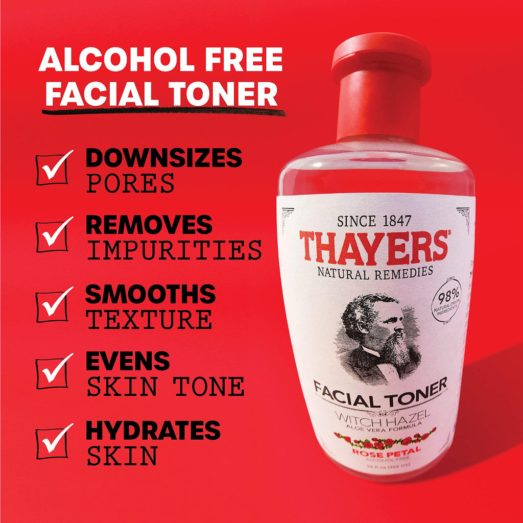 Thayers Natural Remedies Rose Petal Facial Toner 3 Oz