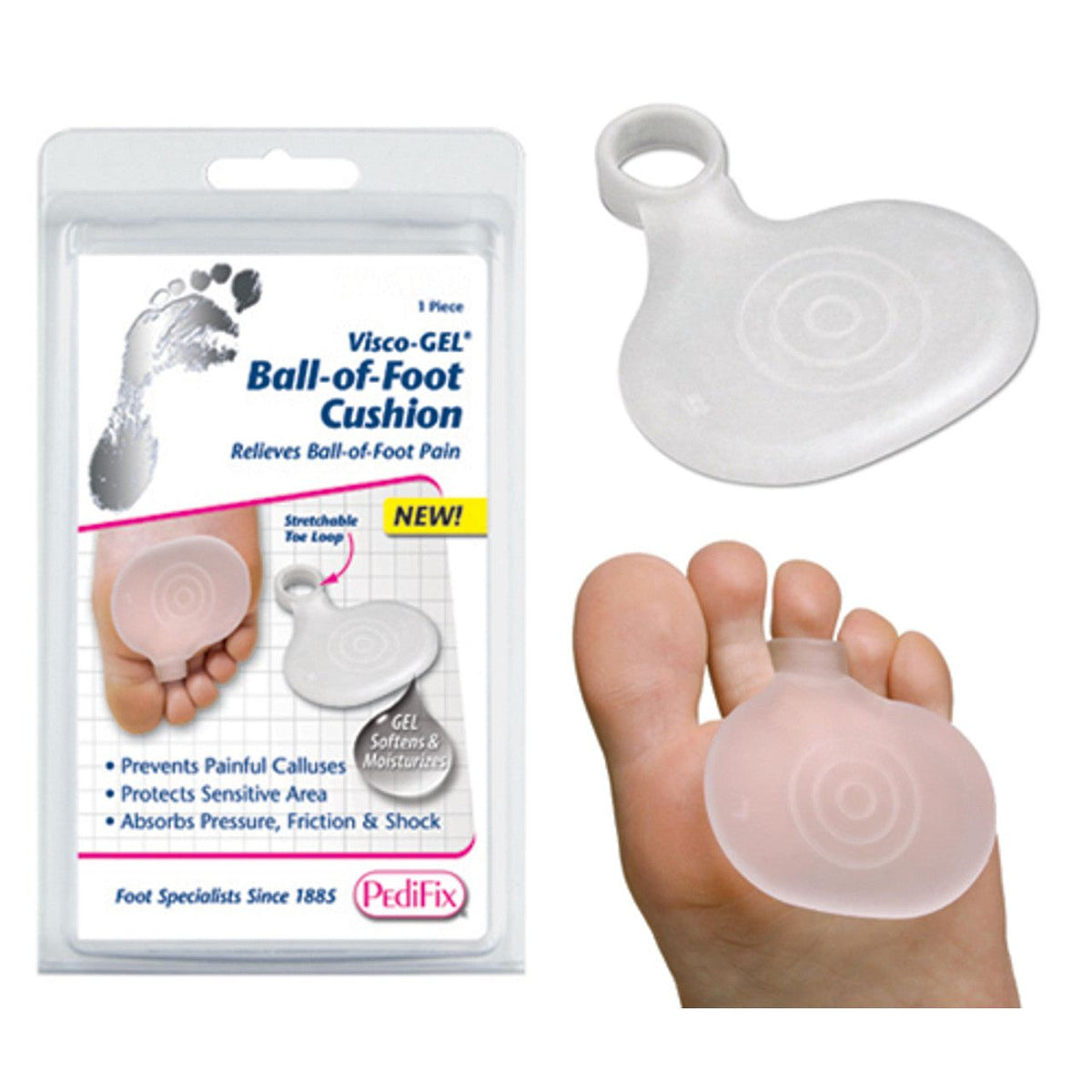 PediFix Metatarsal Pad With Toe Loop Large Left
