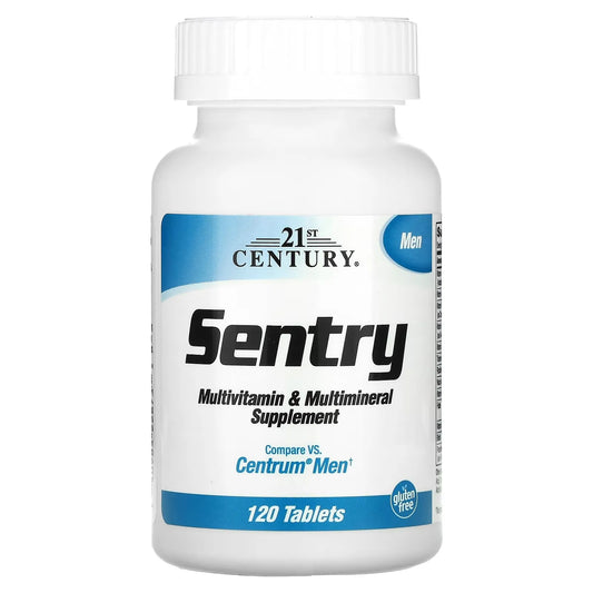 21st Century Sentry Men – Multivitamin &amp; Multimineral Supplement (120 Tablets)
