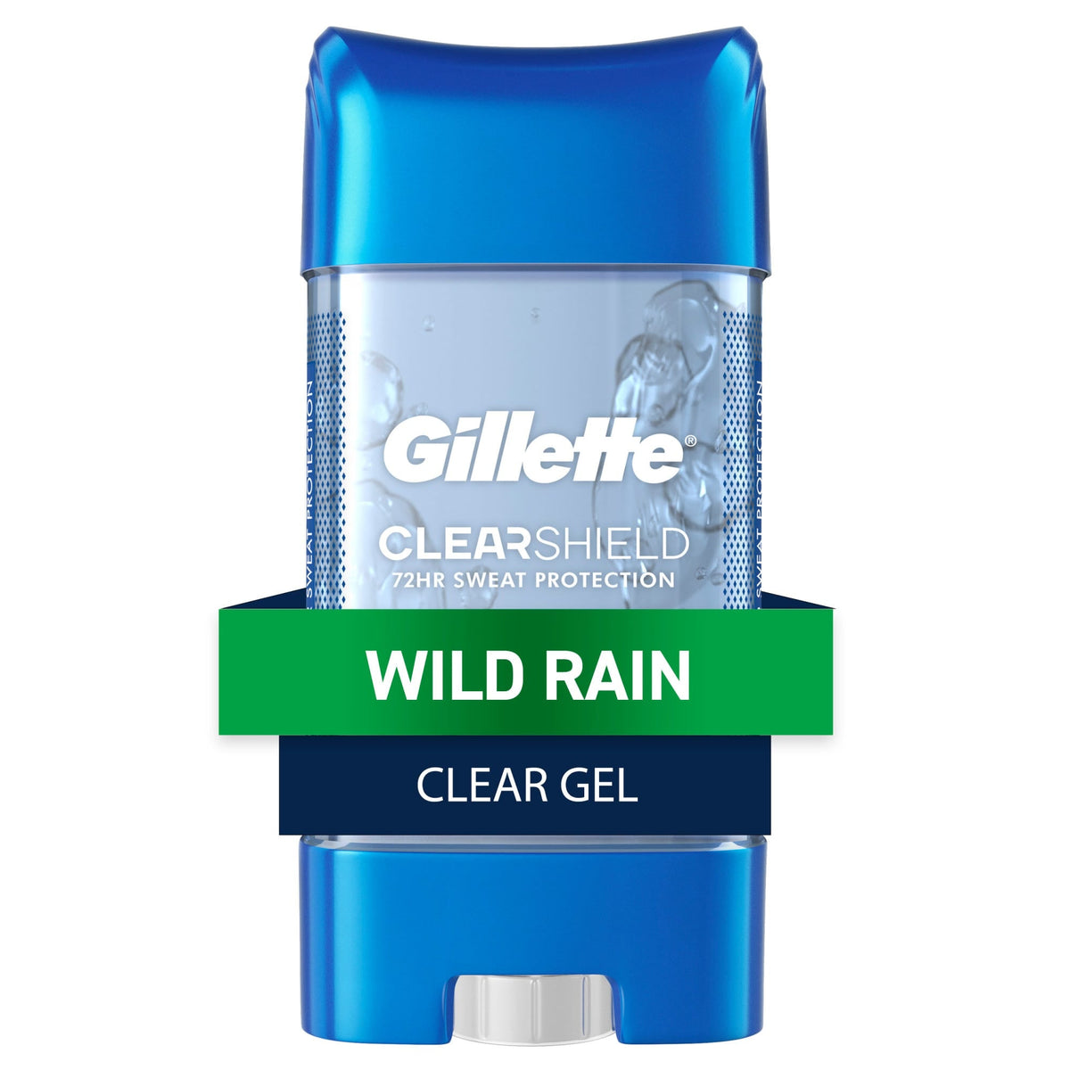 Gillette Wild Rain Clear Gel Antiperspirant And Deodorant 3.8oz