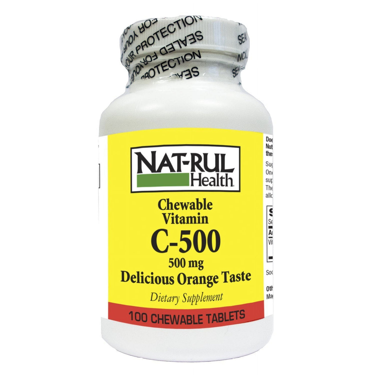 Natrul Health C Vitamin 500 Mg Chewable Tablets