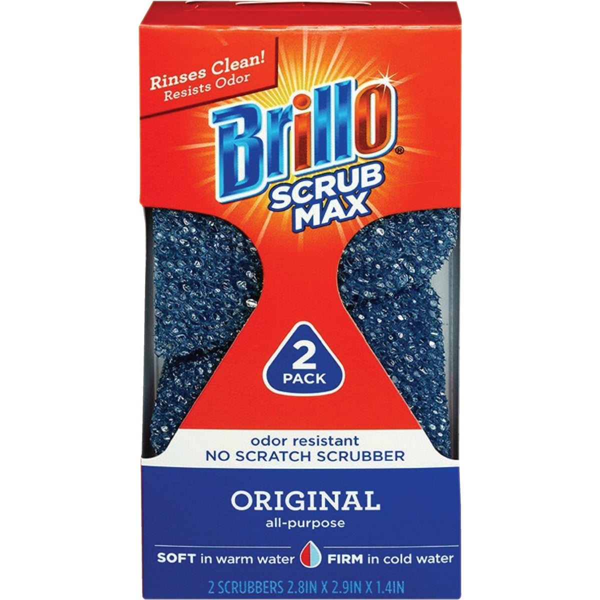 Brillo Scrub Max 2 Pack Original All-Purpose Scrubbers