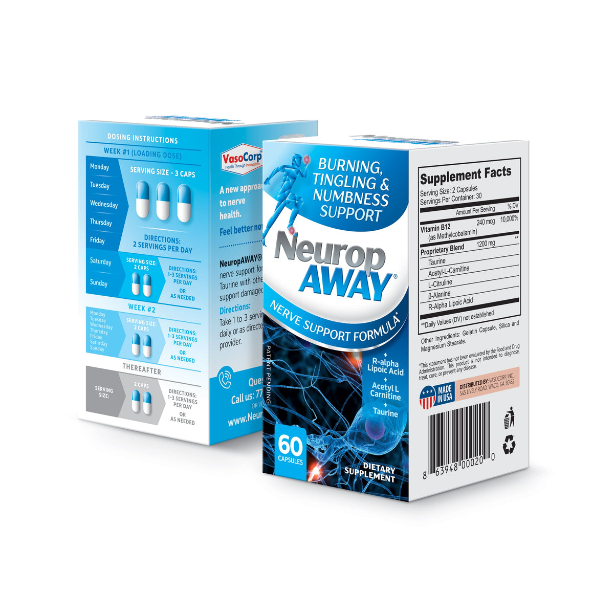 Neuropaway  Nerv Spt Cp 60