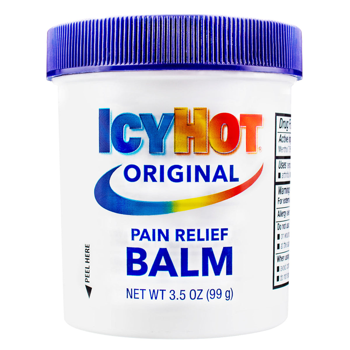 Icy Hot Balm Pain Relief Ointment 3.5 Oz. Jar 7.6% - 29% Strength