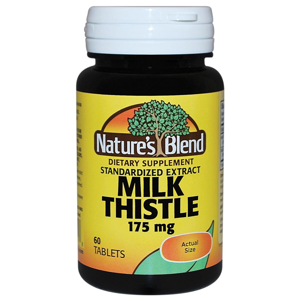 Nature's Blend Milk Thistle 140Mg Capsules 60 Ct