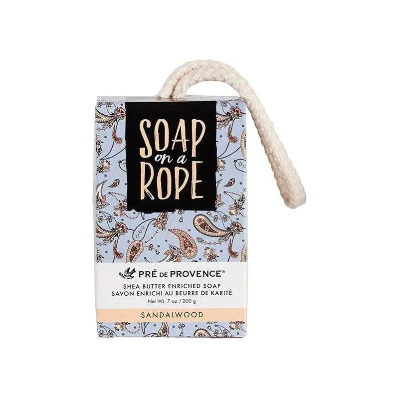 Pre De Provence Soap On A Rope Sandalwood 7 Oz
