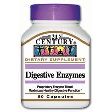 21st Century Digestive Enzymes, 60 Capsules
