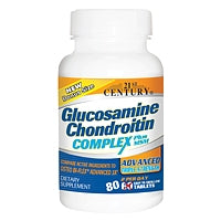 21st Century Glucosamine Chondroitin Complex Plus MSM - Triple Strength, 60 Tablets