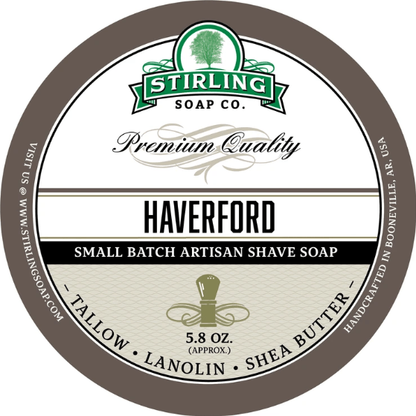 Stirling Soap Co. Haverford Shaving Collection