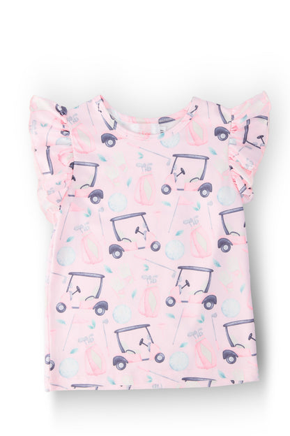 Tee Time S/S Ruffle Tee