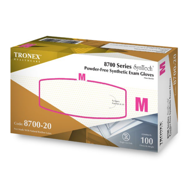 Tronex SynTech Synthetic Powder-Free Examination Gloves