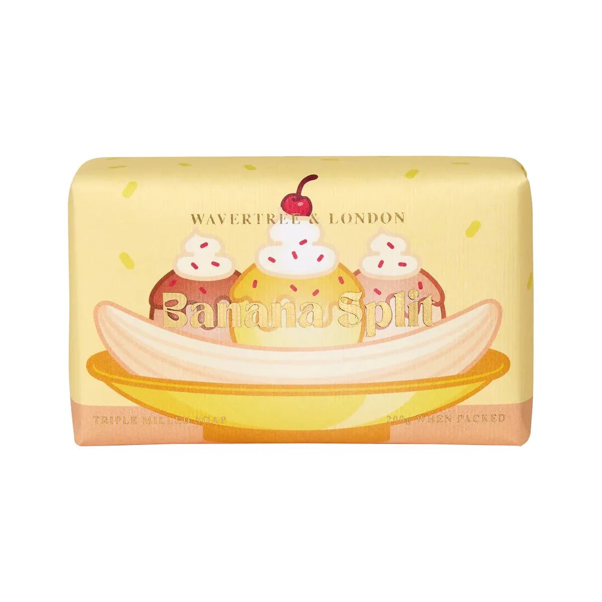 Wavertree & London Australian Natural Banana Split Luxury Soap Bar 7 Oz