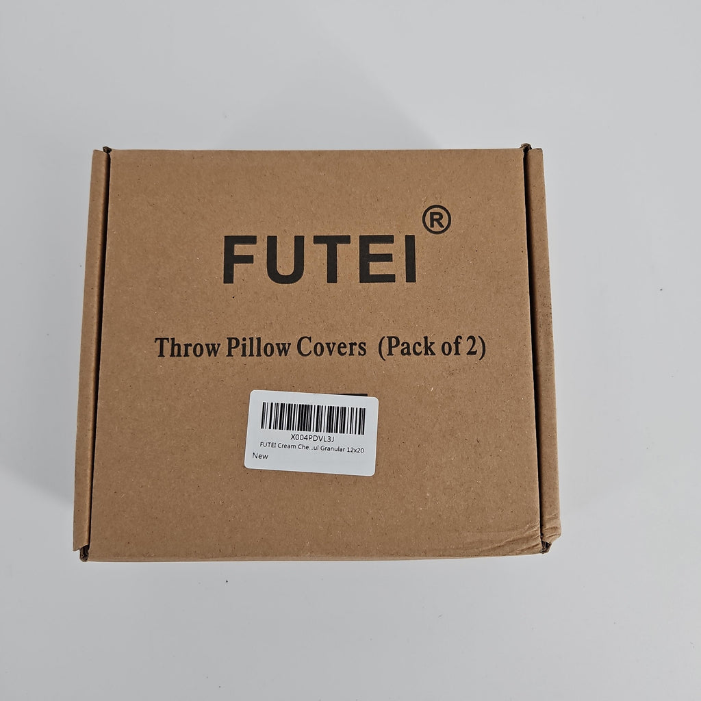 [Like New] FUTEI Chenille Throw Pillow Covers, Pack of 2