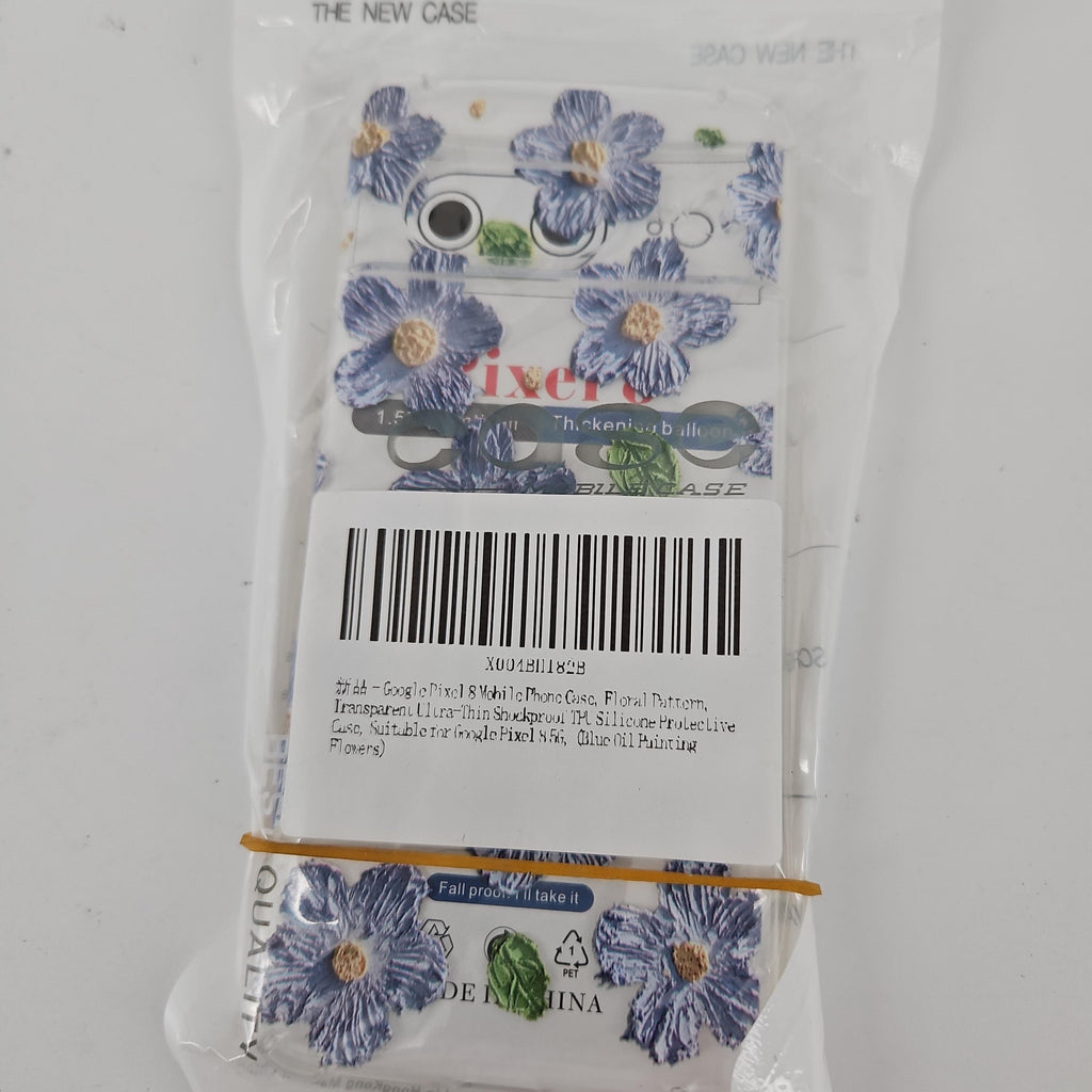 Google Pixel 8 Floral Pattern TPU Silicone Phone Case
