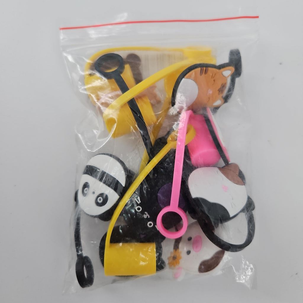 10-Piece Cartoon Straw Covers for 9–10 mm Straws