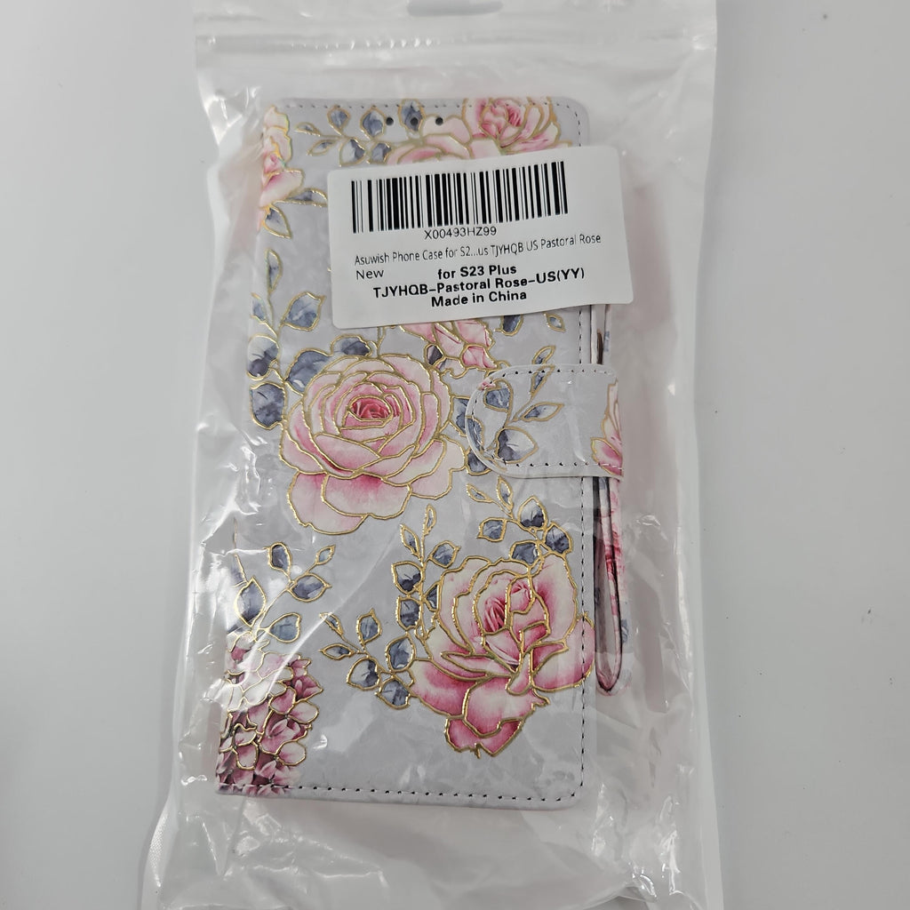 Asuwish Pastoral Rose Phone Case for S23 Plus