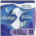Always Infinity Size 5 Extra Heavy Overnight Pads
