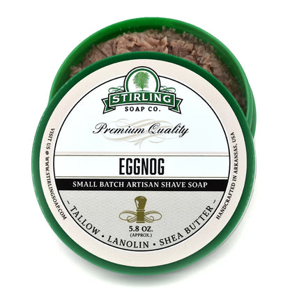 Stirling Soap Co. Eggnog Shaving Collection