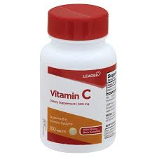 Leader™ Vitamin C 1000 mg – High Potency Immune Support (100 Caplets)