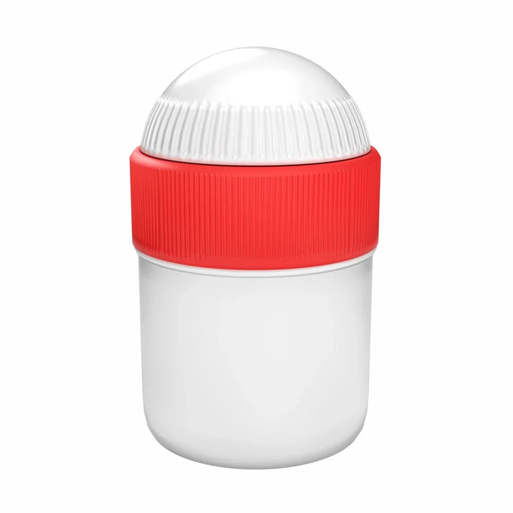 SAMIX Mixing/Dispensing Jars, 15 mL, White with Red Lid (10-Pack)