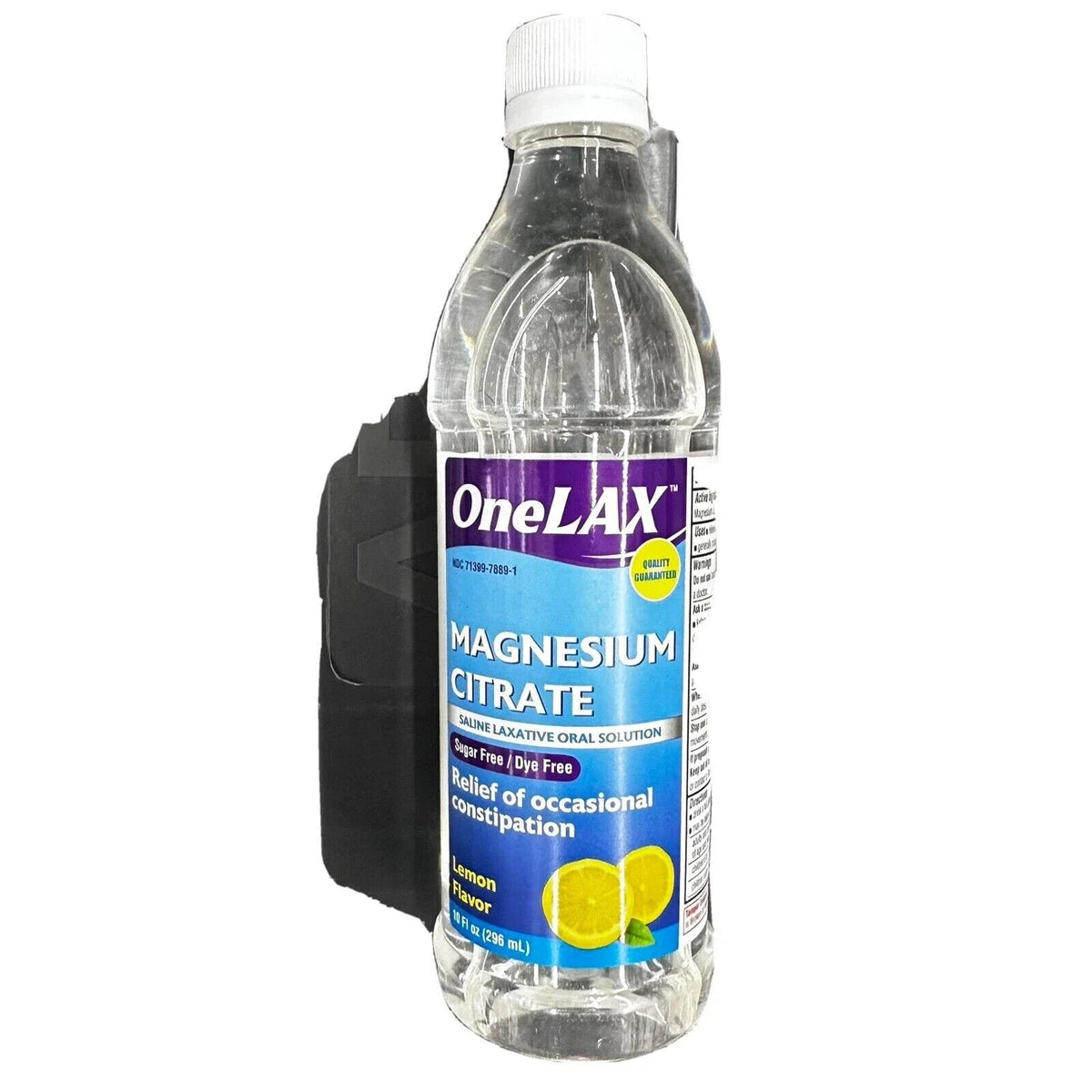 OneLAX Magnesium Citrate Saline Laxative Oral Solution, Lemon Flavor, 12 Bottles of 296 mL